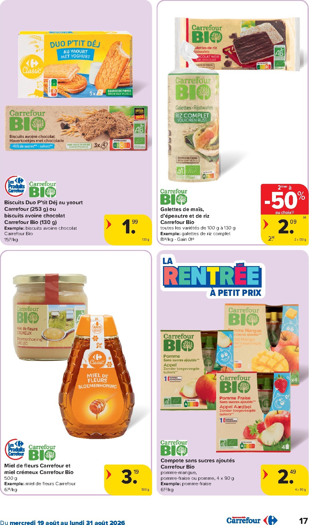 carrefour - Huidige Carrefour Hypermarchés folder geldig van woensdag 19/08/2026 tot maandag 31/08/2026 - page: 17