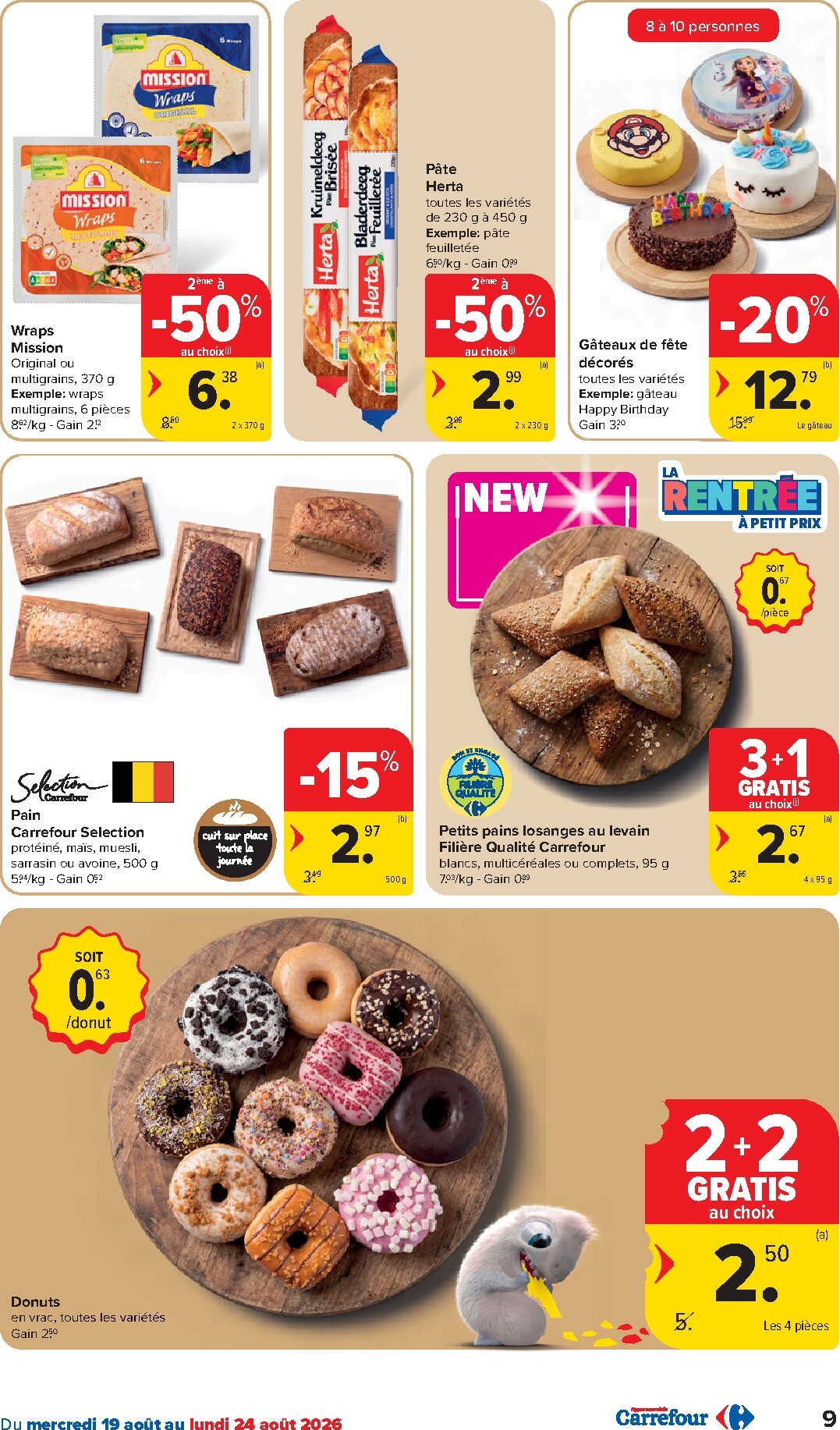 carrefour - Huidige Carrefour Hypermarchés folder geldig van woensdag 19/08/2026 tot maandag 31/08/2026 - page: 9