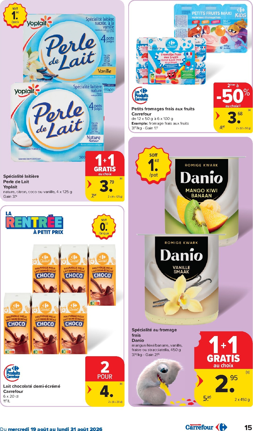 carrefour - Huidige Carrefour Hypermarchés folder geldig van woensdag 19/08/2026 tot maandag 31/08/2026 - page: 15