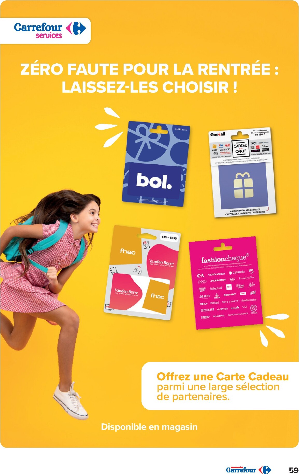 carrefour - Carrefour Hypermarchés folder voor volgende week van woensdag 26/08/2026 tot maandag 07/09/2026 - page: 59