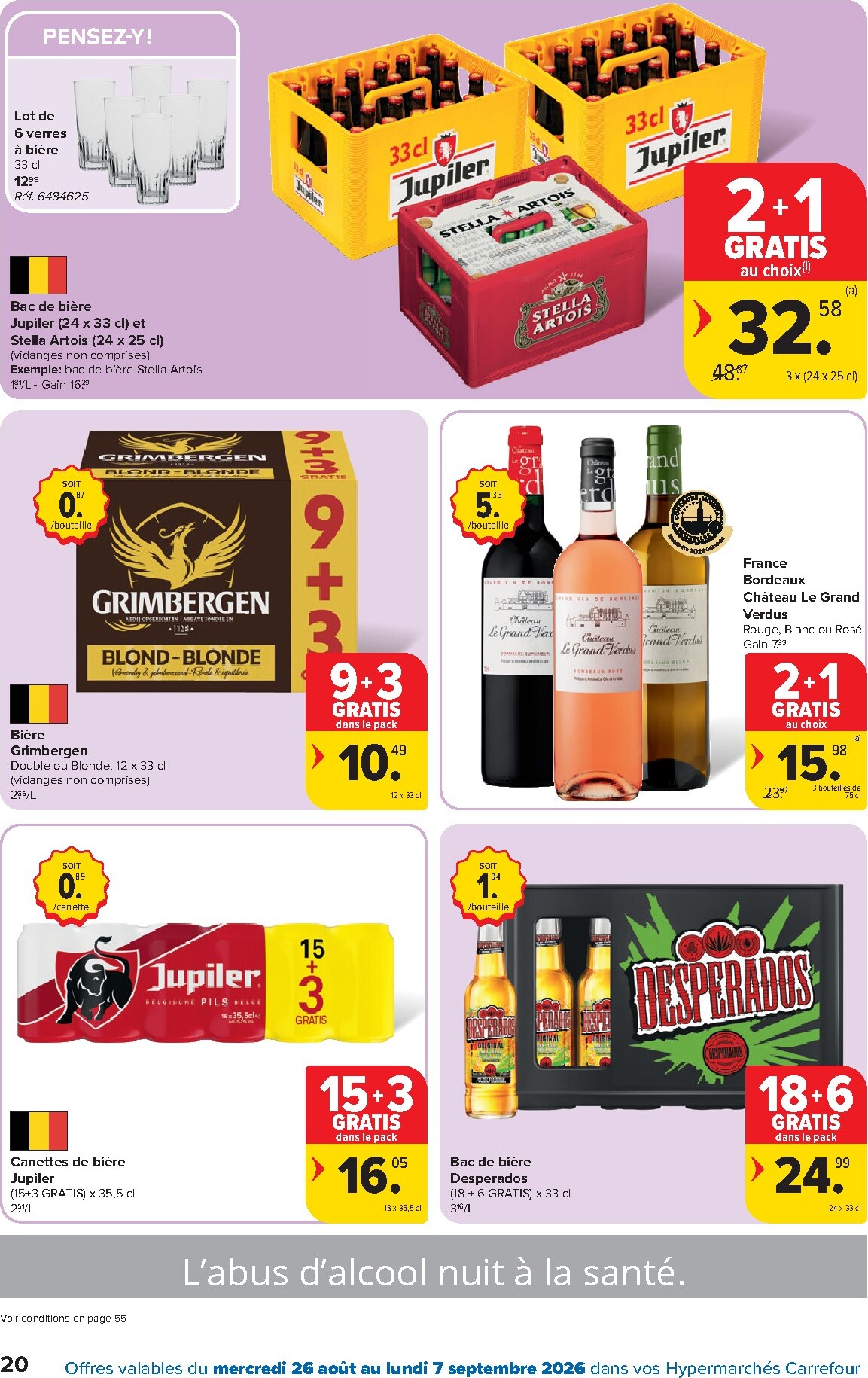 carrefour - Carrefour Hypermarchés folder voor volgende week van woensdag 26/08/2026 tot maandag 07/09/2026 - page: 20