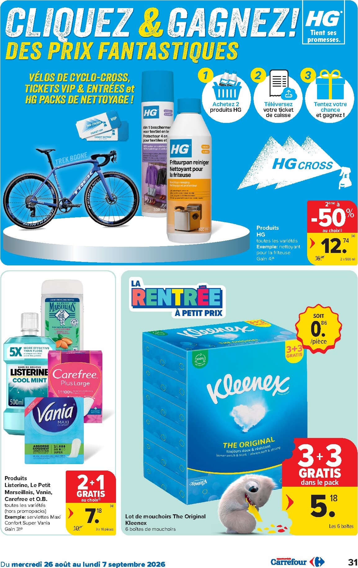 carrefour - Carrefour Hypermarchés folder voor volgende week van woensdag 26/08/2026 tot maandag 07/09/2026 - page: 31