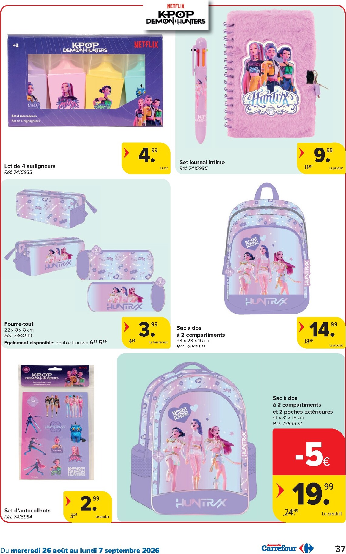 carrefour - Carrefour Hypermarchés folder voor volgende week van woensdag 26/08/2026 tot maandag 07/09/2026 - page: 37