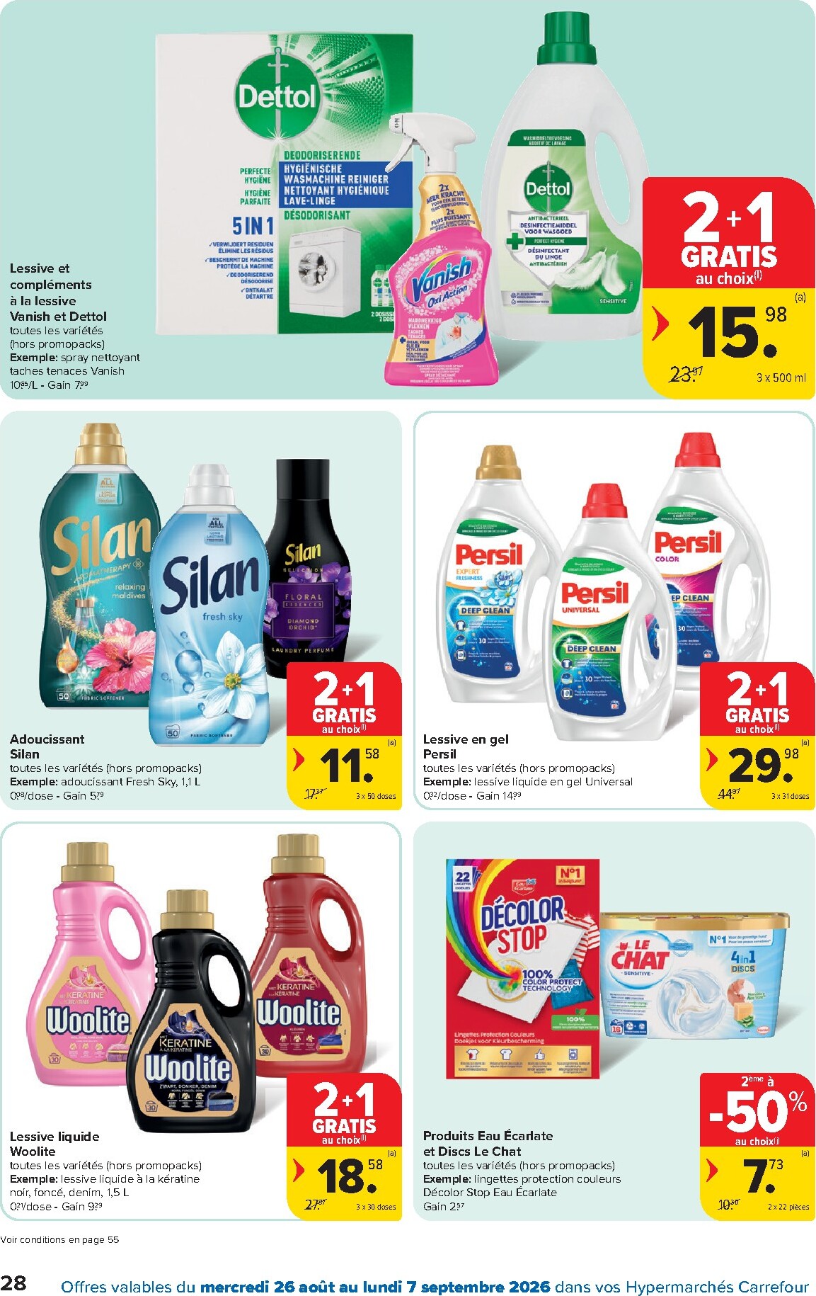 carrefour - Carrefour Hypermarchés folder voor volgende week van woensdag 26/08/2026 tot maandag 07/09/2026 - page: 28