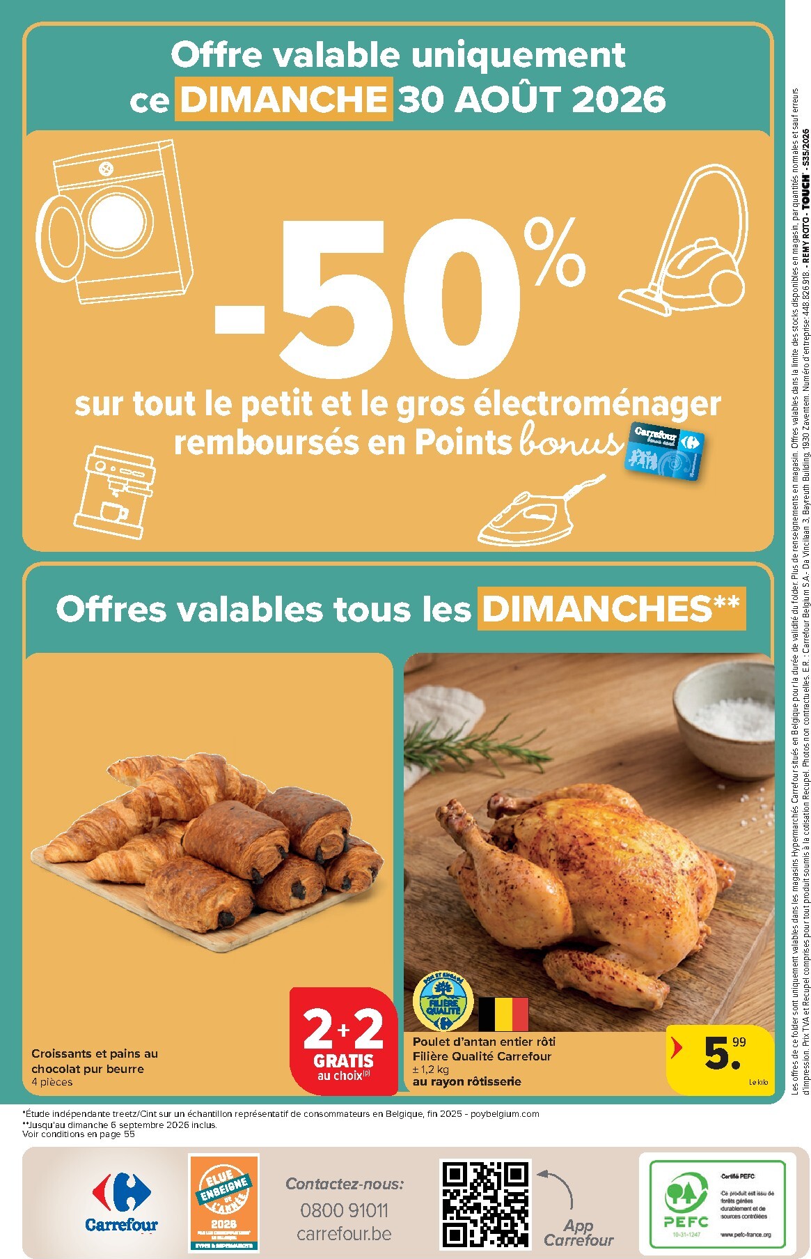 carrefour - Carrefour Hypermarchés folder voor volgende week van woensdag 26/08/2026 tot maandag 07/09/2026 - page: 56