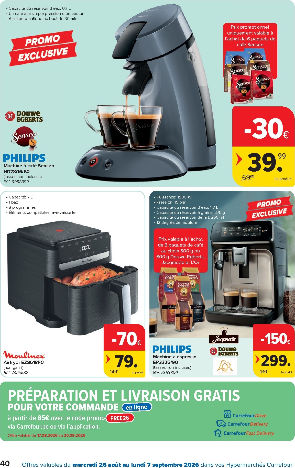 carrefour - Carrefour Hypermarchés folder voor volgende week van woensdag 26/08/2026 tot maandag 07/09/2026 - page: 40