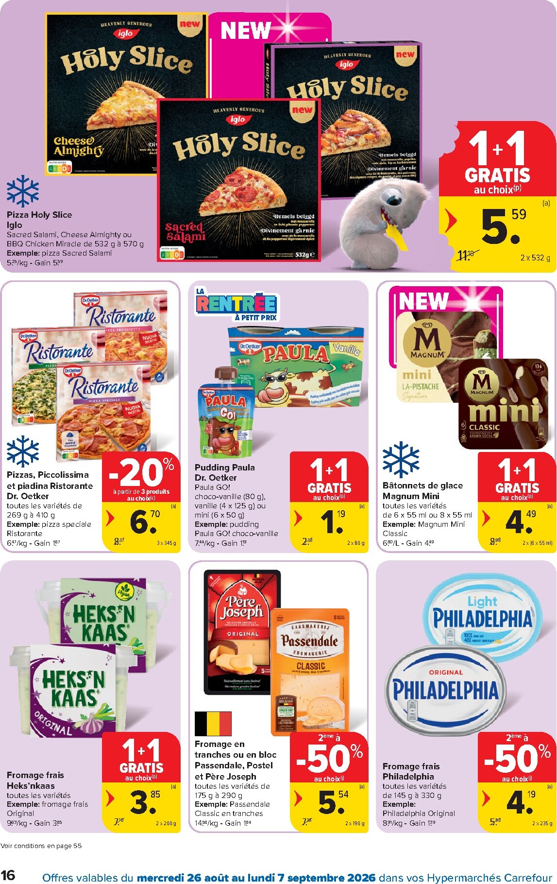 carrefour - Carrefour Hypermarchés folder voor volgende week van woensdag 26/08/2026 tot maandag 07/09/2026 - page: 16