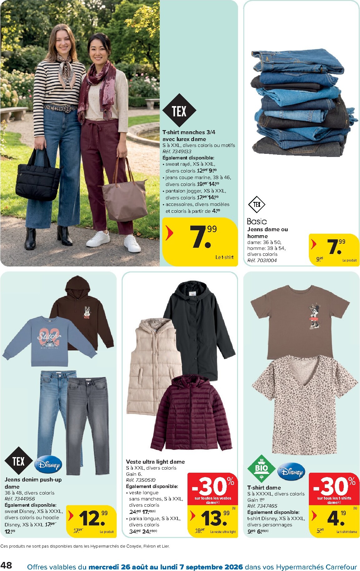 carrefour - Carrefour Hypermarchés folder voor volgende week van woensdag 26/08/2026 tot maandag 07/09/2026 - page: 48