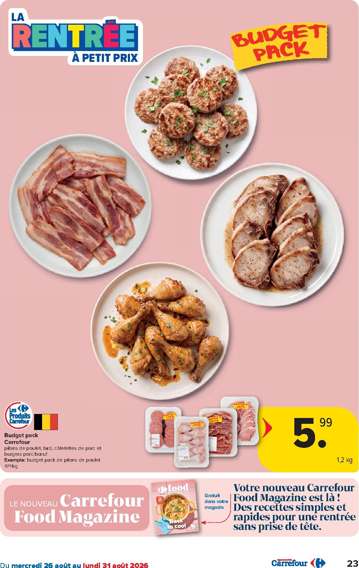 carrefour - Carrefour Hypermarchés folder voor volgende week van woensdag 26/08/2026 tot maandag 07/09/2026 - page: 23