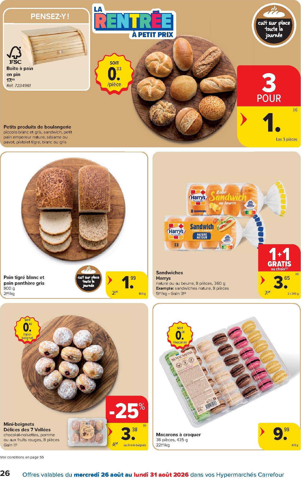 carrefour - Carrefour Hypermarchés folder voor volgende week van woensdag 26/08/2026 tot maandag 07/09/2026 - page: 26