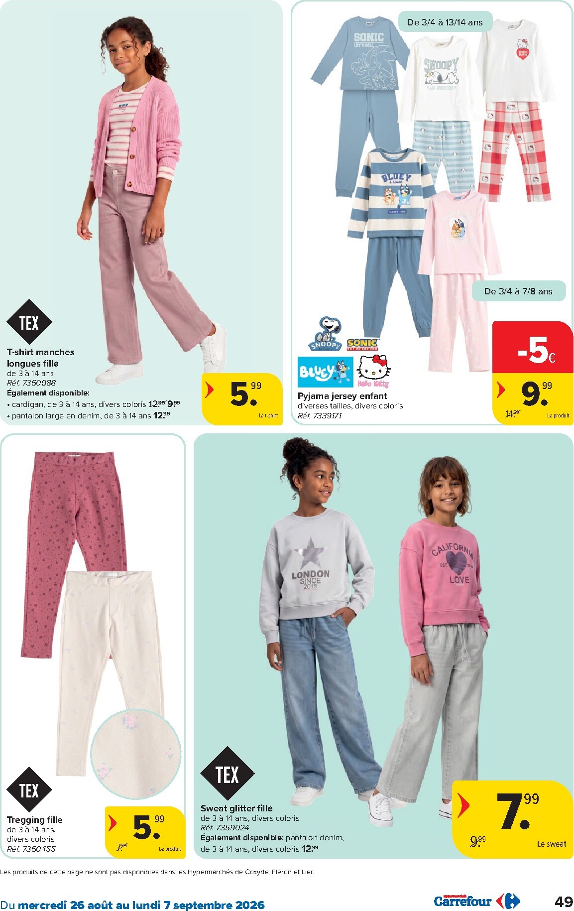 carrefour - Carrefour Hypermarchés folder voor volgende week van woensdag 26/08/2026 tot maandag 07/09/2026 - page: 49