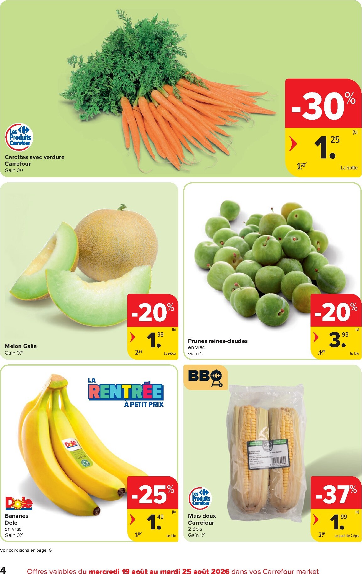 carrefour - Huidige Carrefour Market folder geldig van woensdag 19/08/2026 tot dinsdag 25/08/2026 - page: 4