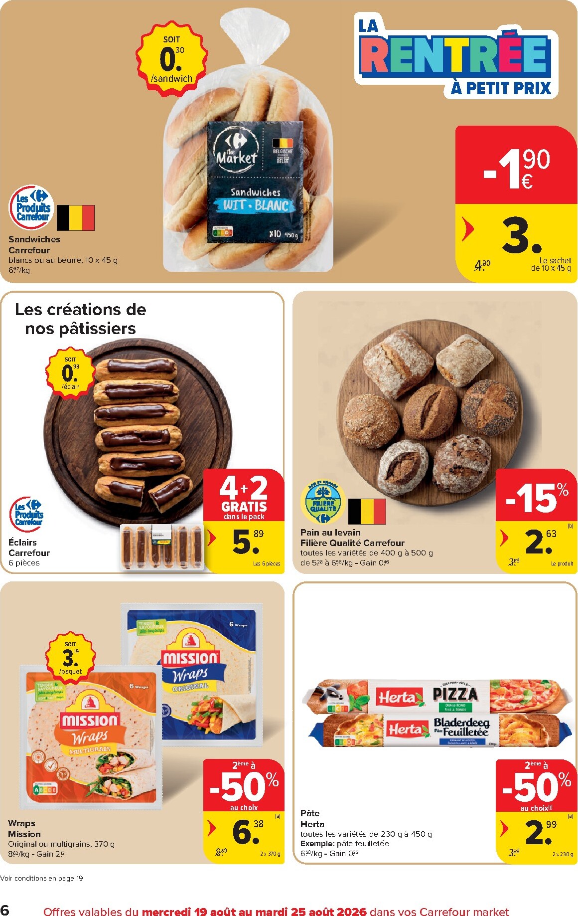 carrefour - Huidige Carrefour Market folder geldig van woensdag 19/08/2026 tot dinsdag 25/08/2026 - page: 6