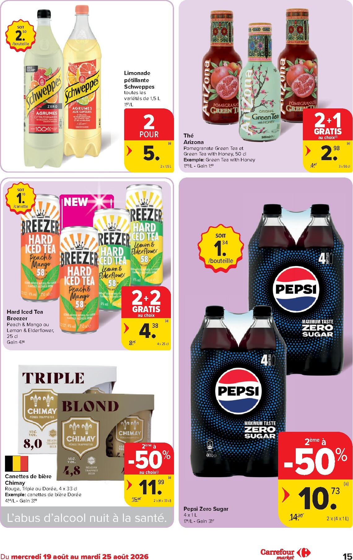 carrefour - Huidige Carrefour Market folder geldig van woensdag 19/08/2026 tot dinsdag 25/08/2026 - page: 15