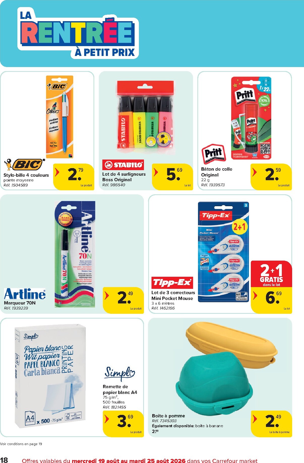 carrefour - Huidige Carrefour Market folder geldig van woensdag 19/08/2026 tot dinsdag 25/08/2026 - page: 18