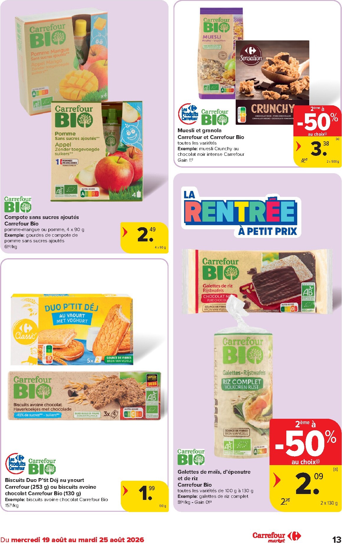 carrefour - Huidige Carrefour Market folder geldig van woensdag 19/08/2026 tot dinsdag 25/08/2026 - page: 13