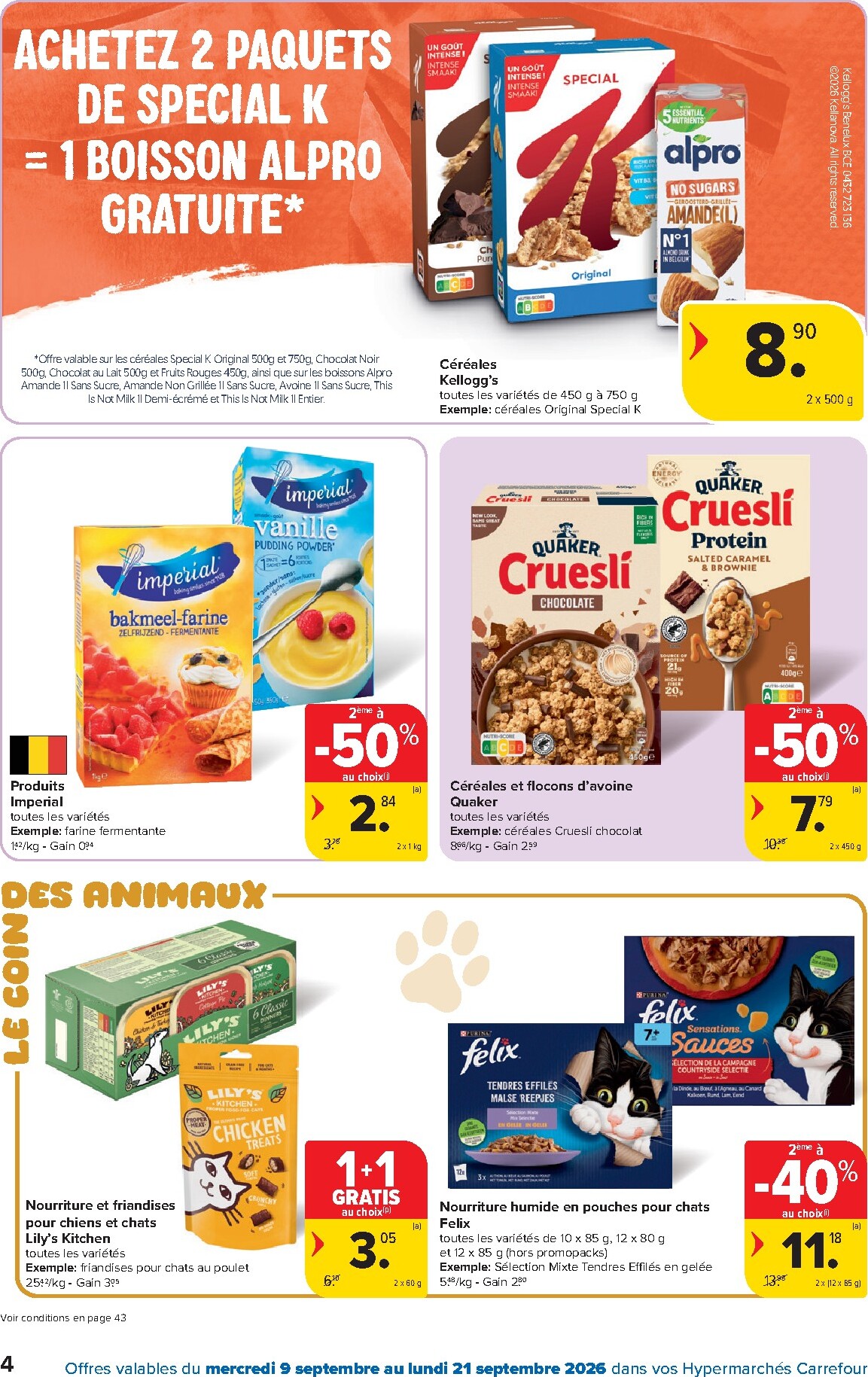 carrefour - Carrefour folder voor volgende week van woensdag 09/09/2026 tot maandag 21/09/2026 - page: 4