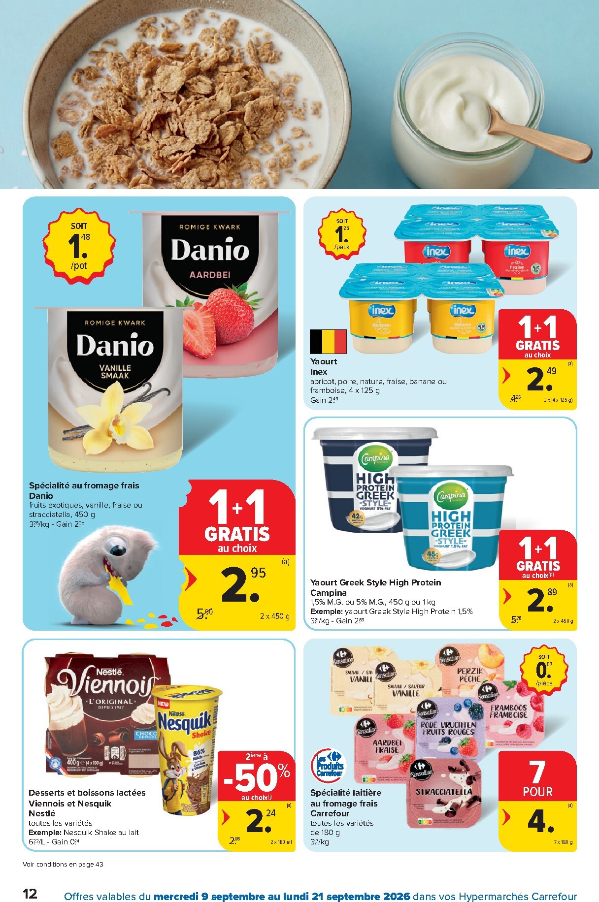carrefour - Carrefour folder voor volgende week van woensdag 09/09/2026 tot maandag 21/09/2026 - page: 12