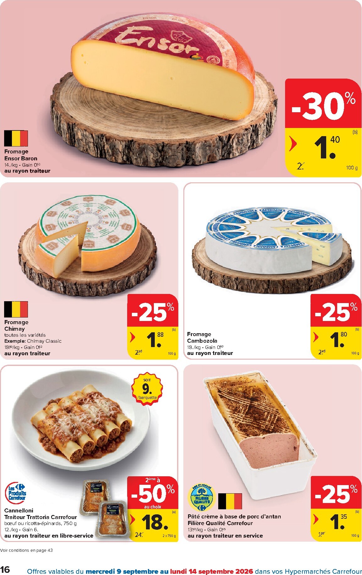 carrefour - Carrefour folder voor volgende week van woensdag 09/09/2026 tot maandag 21/09/2026 - page: 16