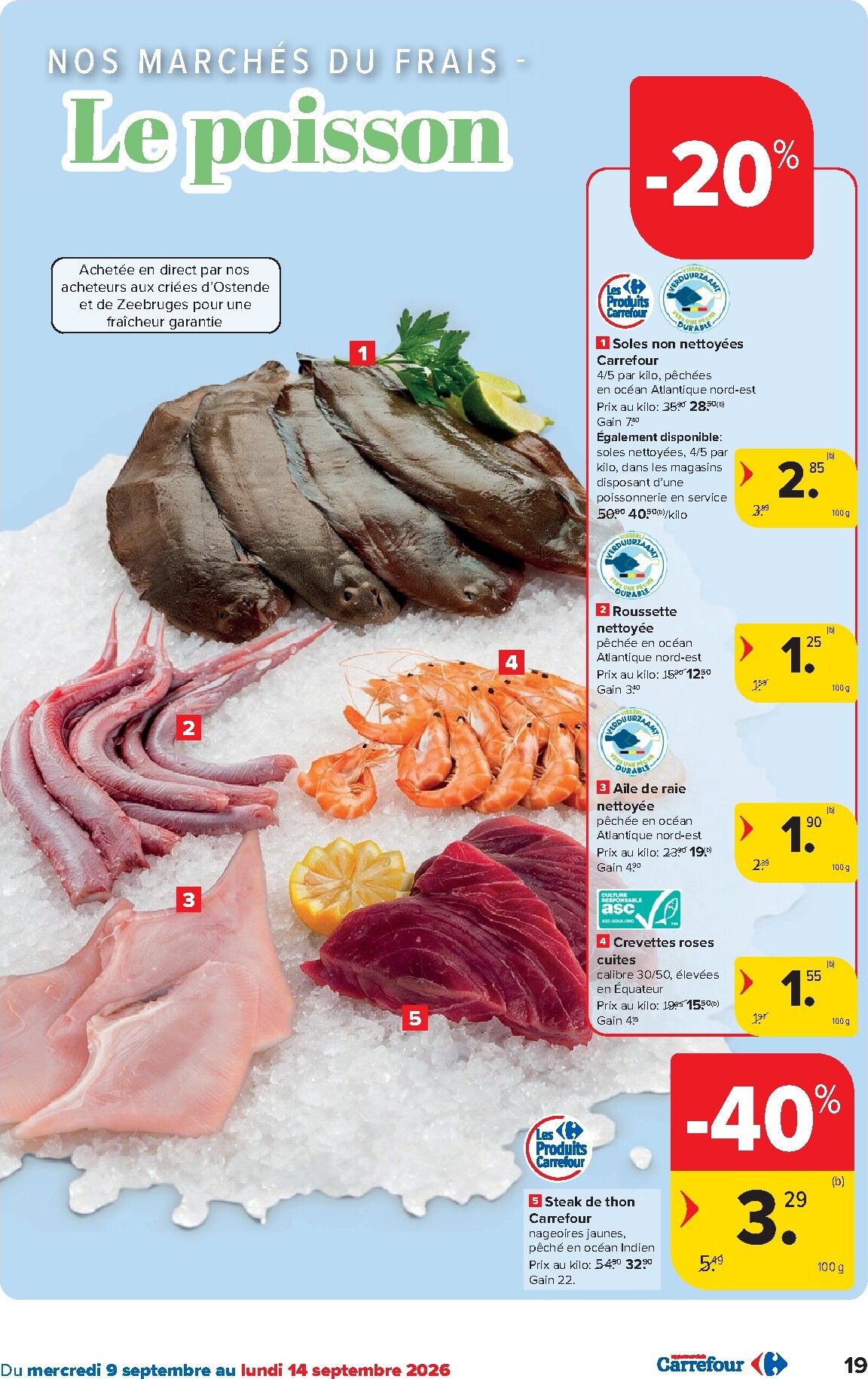 carrefour - Carrefour folder voor volgende week van woensdag 09/09/2026 tot maandag 21/09/2026 - page: 19