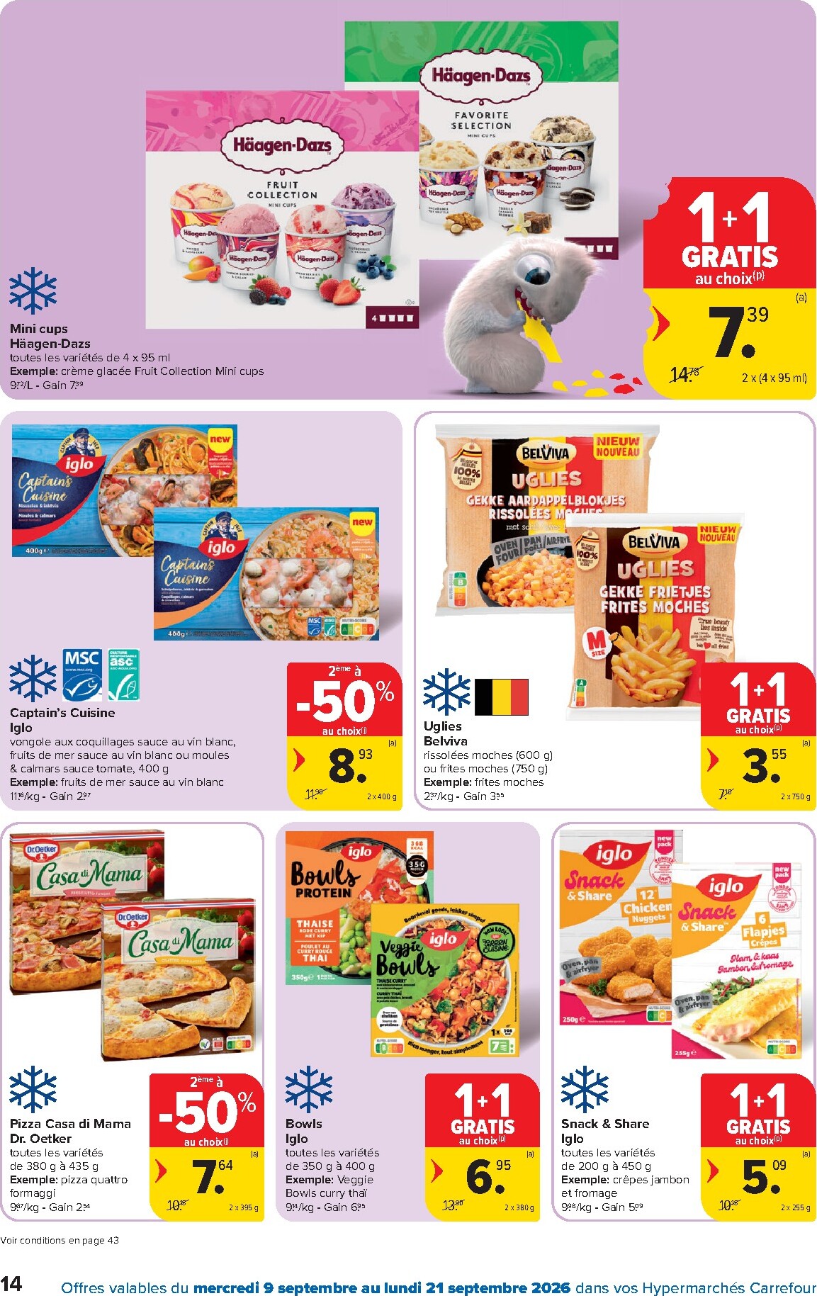 carrefour - Carrefour folder voor volgende week van woensdag 09/09/2026 tot maandag 21/09/2026 - page: 14