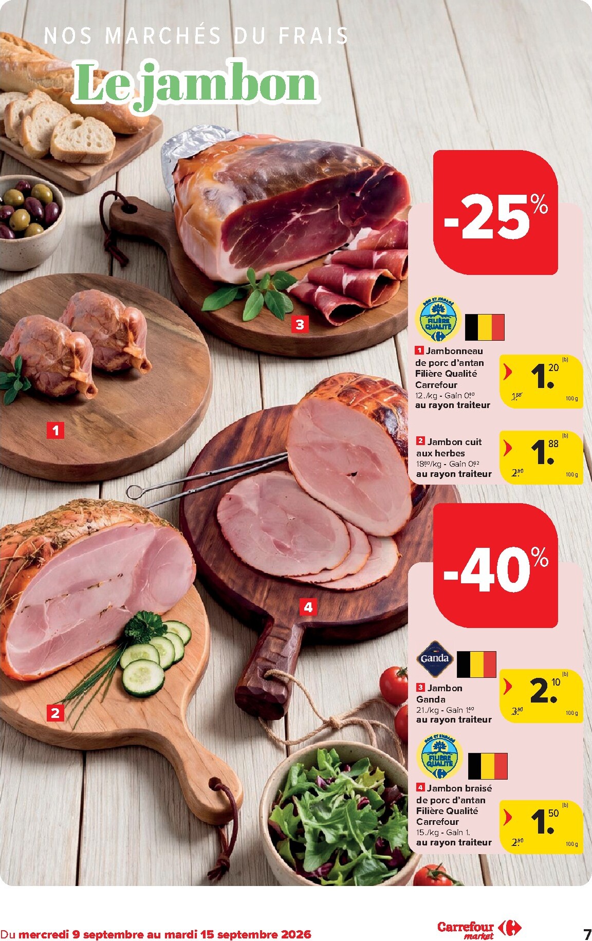 carrefour - Carrefour - Market Promotions de la semaine folder voor volgende week van woensdag 09/09/2026 tot dinsdag 15/09/2026 - page: 7