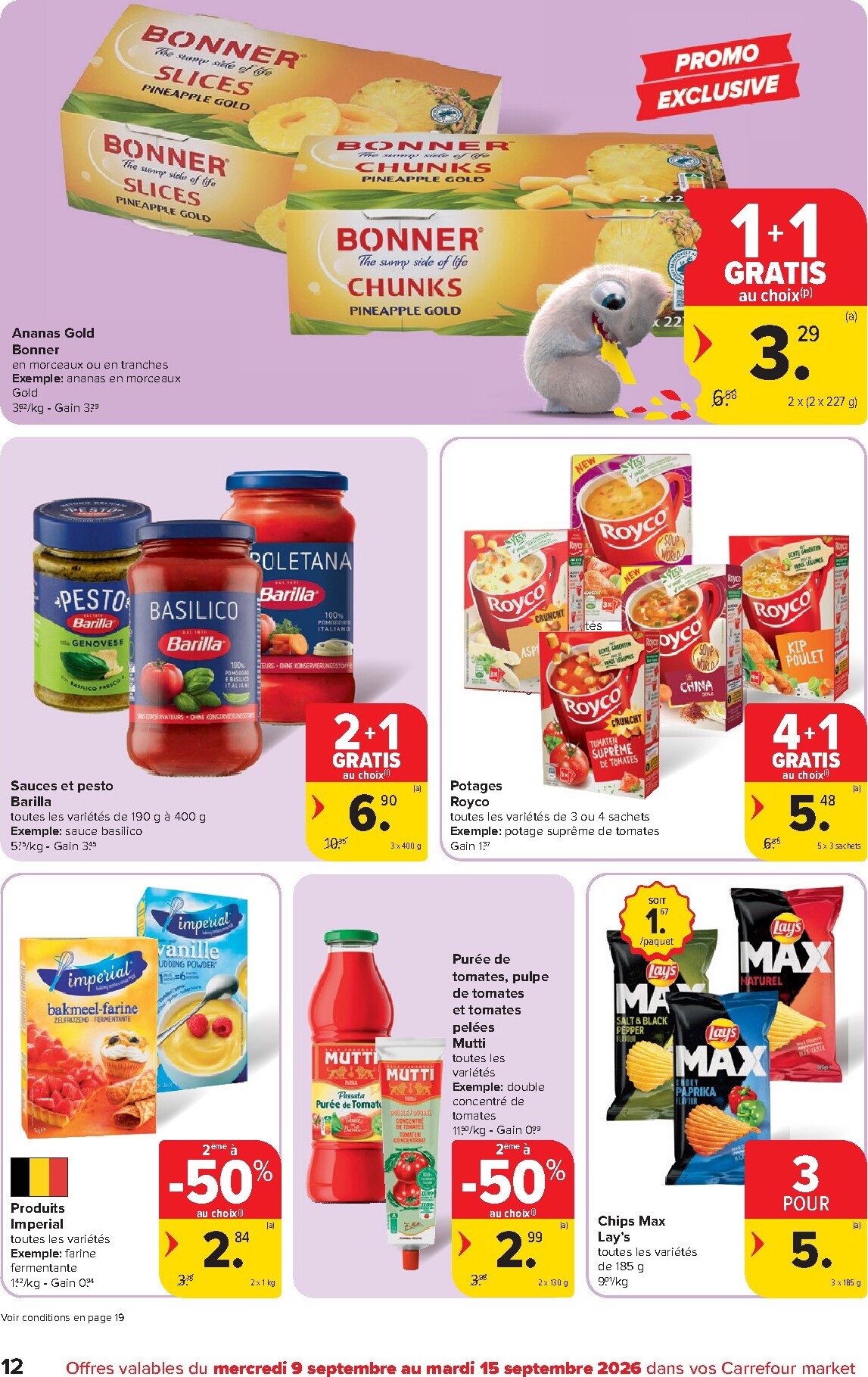 carrefour - Carrefour - Market Promotions de la semaine folder voor volgende week van woensdag 09/09/2026 tot dinsdag 15/09/2026 - page: 12