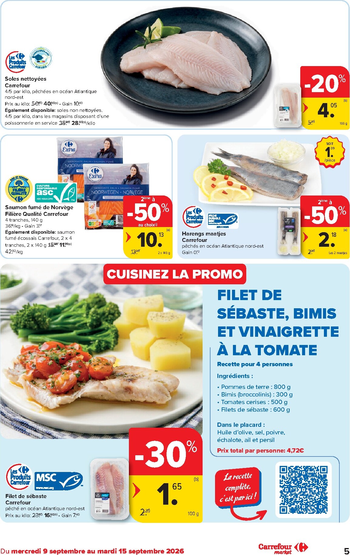 carrefour - Carrefour - Market Promotions de la semaine folder voor volgende week van woensdag 09/09/2026 tot dinsdag 15/09/2026 - page: 5