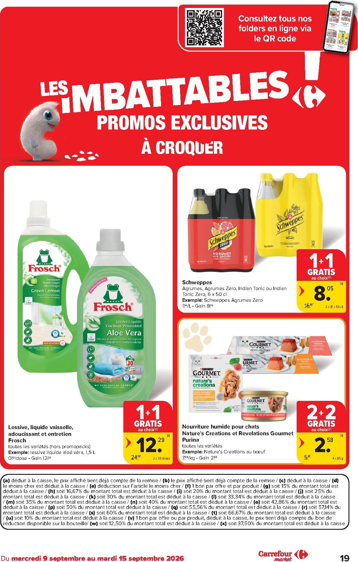 carrefour - Carrefour - Market Promotions de la semaine folder voor volgende week van woensdag 09/09/2026 tot dinsdag 15/09/2026 - page: 19