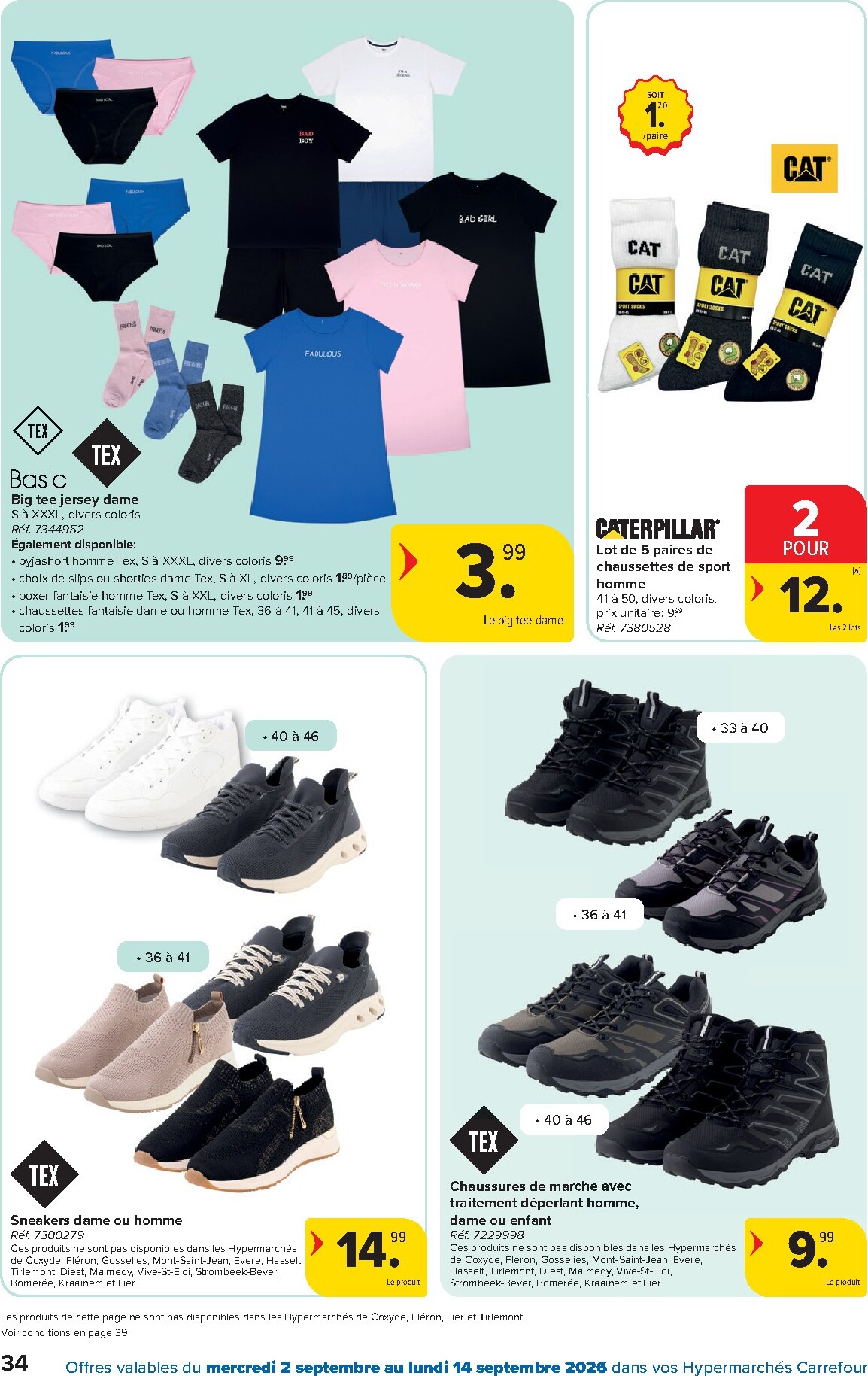 carrefour - Huidige Carrefour - Hypermarchés folder geldig van woensdag 02/09/2026 tot maandag 14/09/2026 - page: 34
