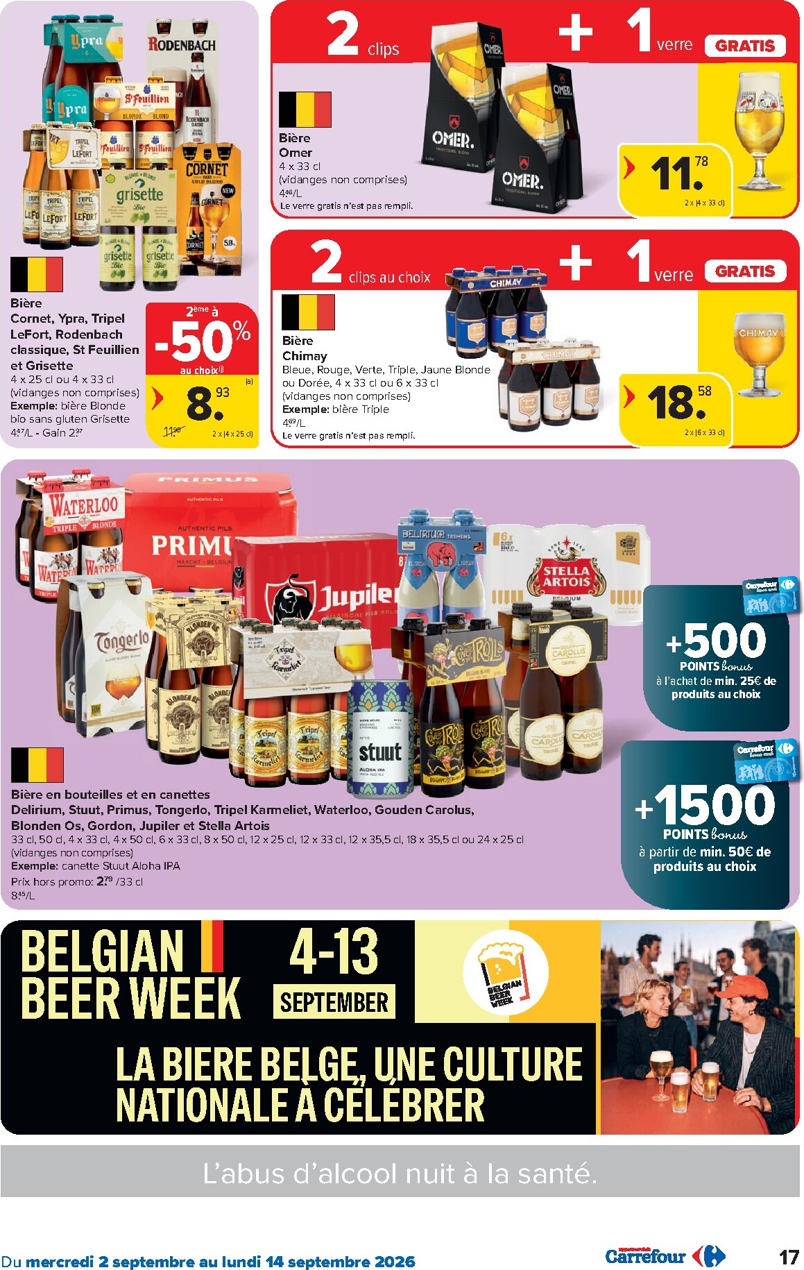 carrefour - Huidige Carrefour - Hypermarchés folder geldig van woensdag 02/09/2026 tot maandag 14/09/2026 - page: 17