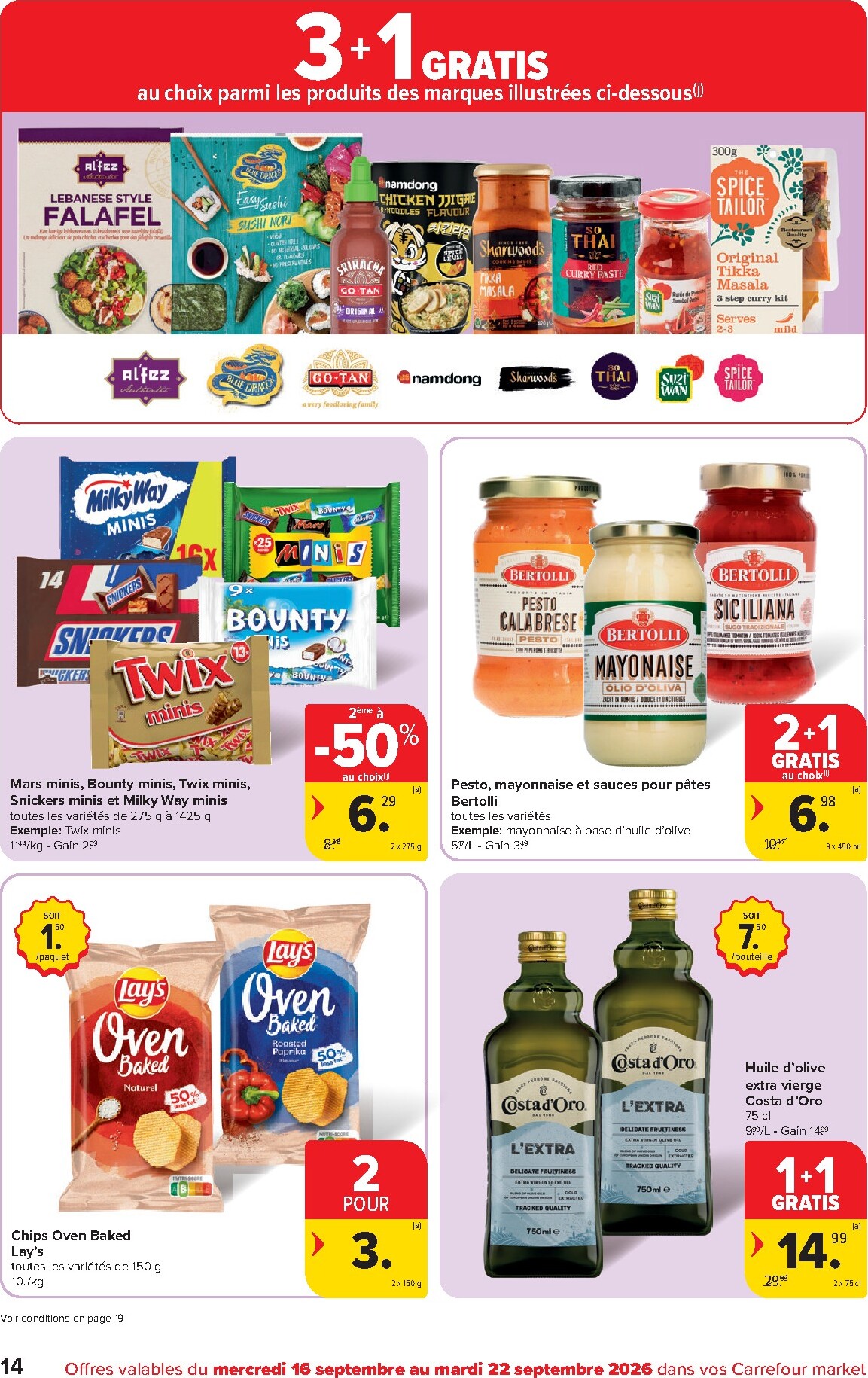 carrefour - Carrefour Market folder voor volgende week van woensdag 16/09/2026 tot dinsdag 22/09/2026 - page: 14