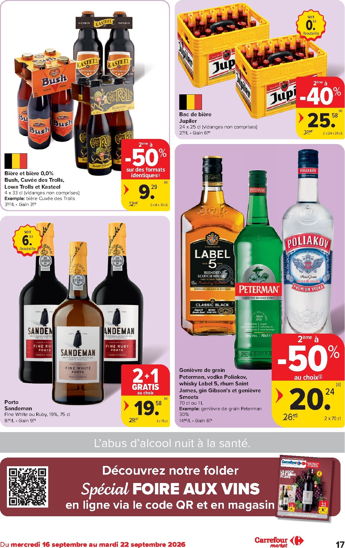 carrefour - Carrefour Market folder voor volgende week van woensdag 16/09/2026 tot dinsdag 22/09/2026 - page: 17