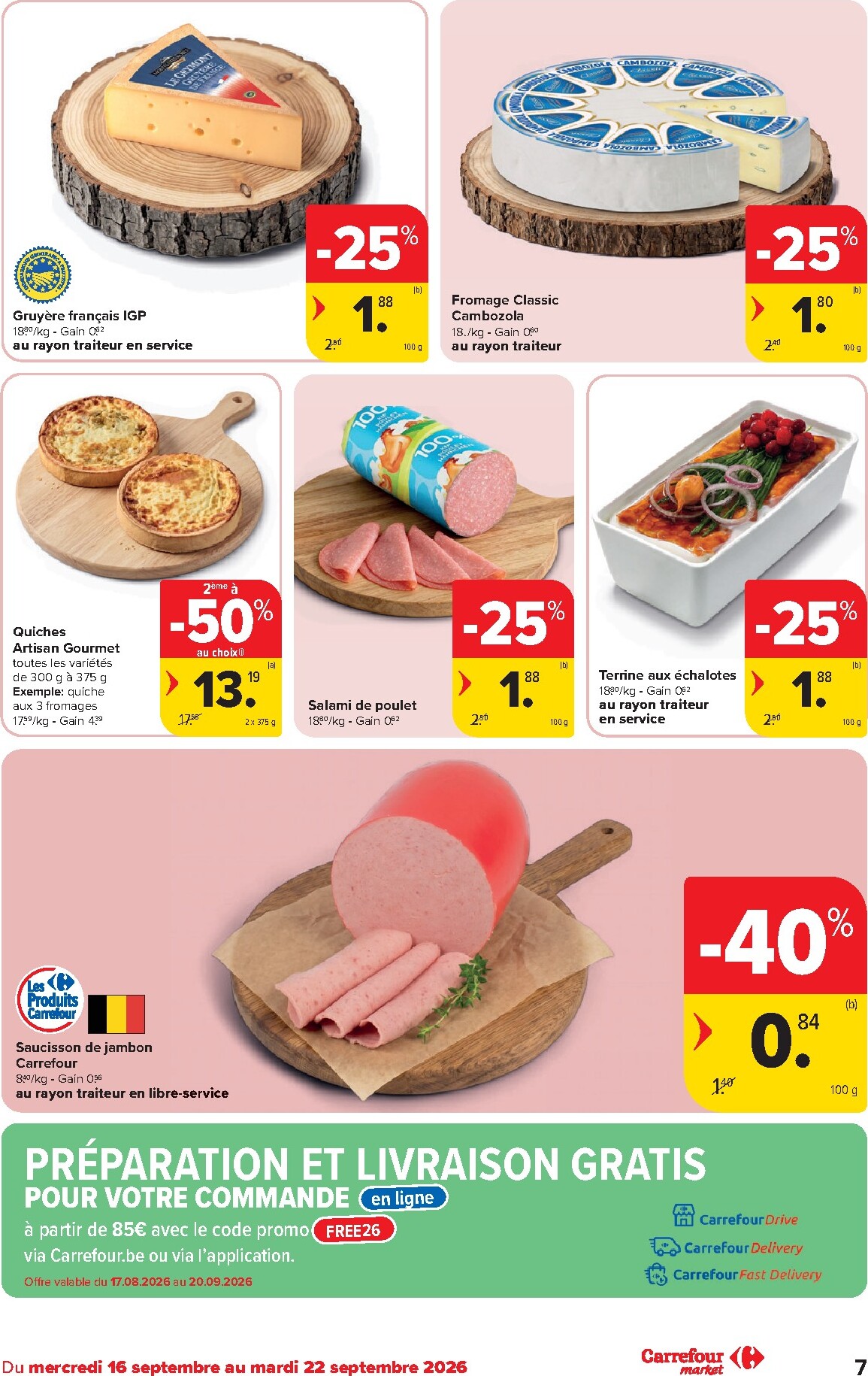 carrefour - Carrefour Market folder voor volgende week van woensdag 16/09/2026 tot dinsdag 22/09/2026 - page: 7