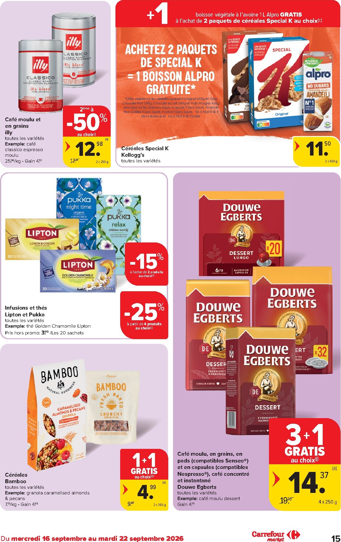 carrefour - Carrefour Market folder voor volgende week van woensdag 16/09/2026 tot dinsdag 22/09/2026 - page: 15