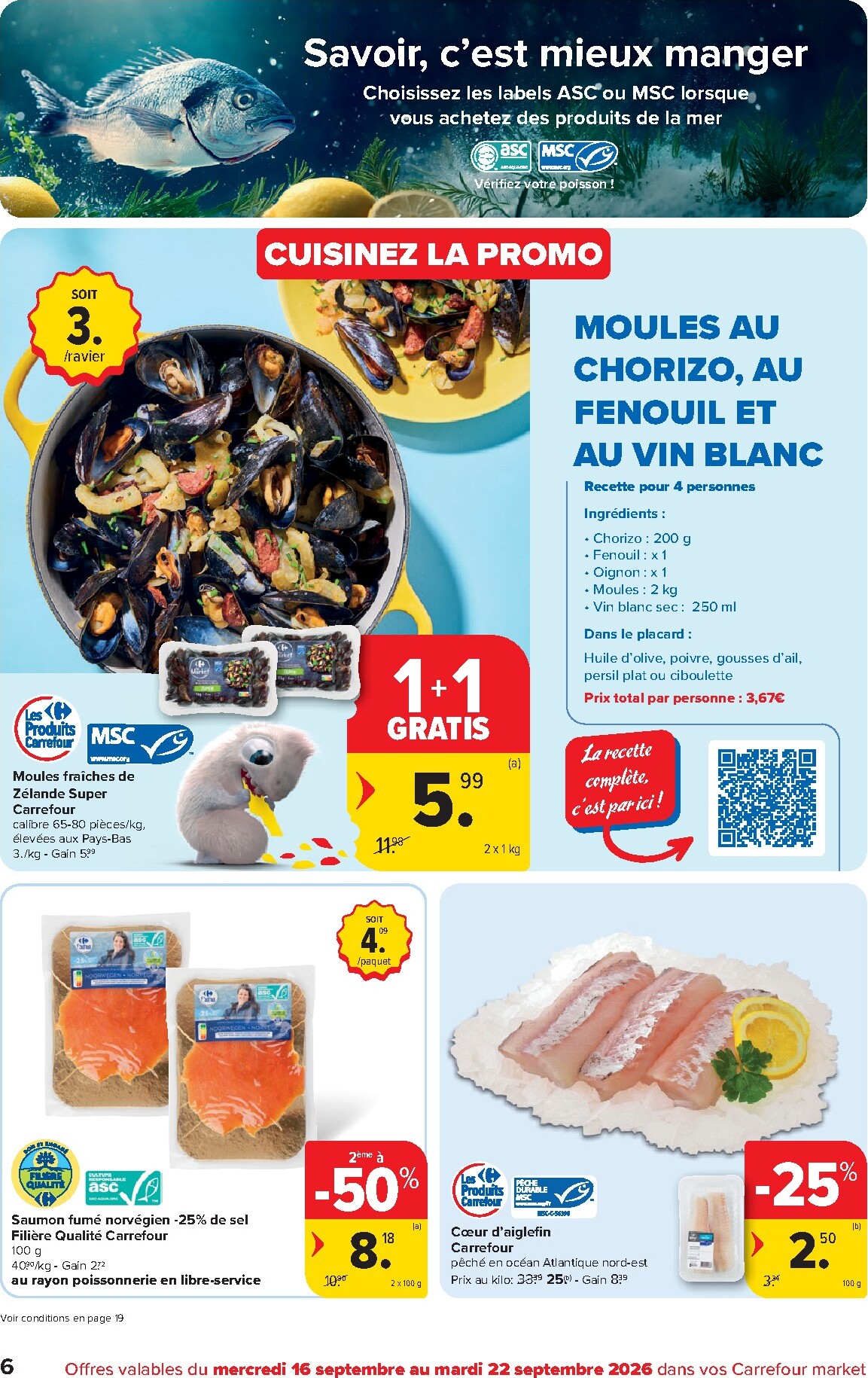 carrefour - Carrefour Market folder voor volgende week van woensdag 16/09/2026 tot dinsdag 22/09/2026 - page: 6