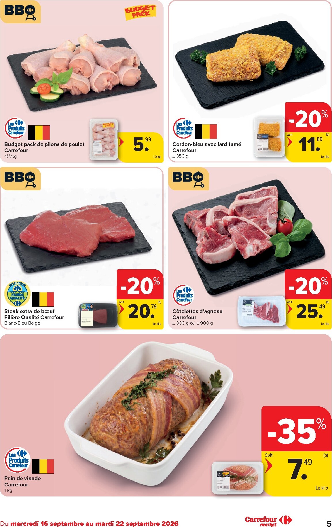 carrefour - Carrefour Market folder voor volgende week van woensdag 16/09/2026 tot dinsdag 22/09/2026 - page: 5