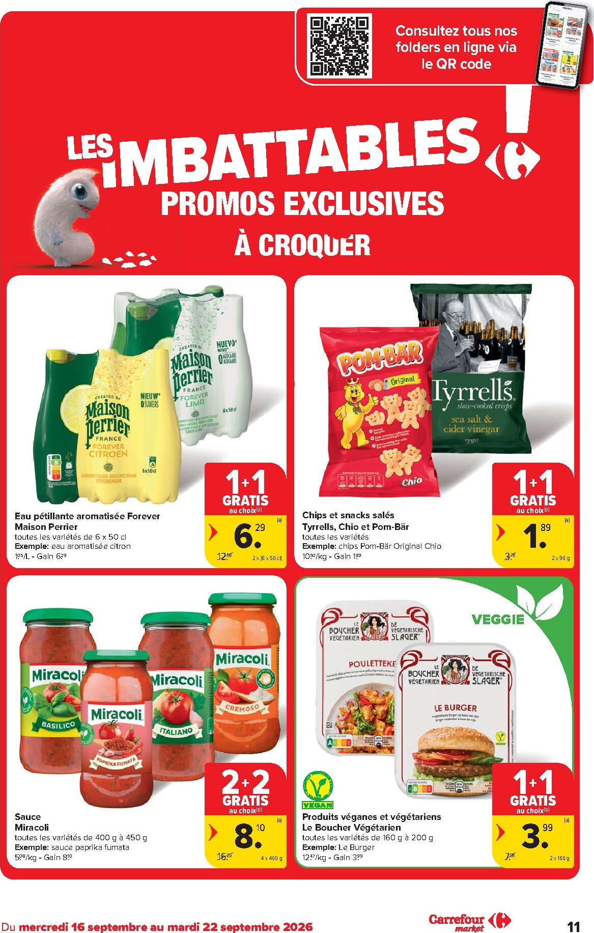 carrefour - Carrefour Market folder voor volgende week van woensdag 16/09/2026 tot dinsdag 22/09/2026 - page: 11