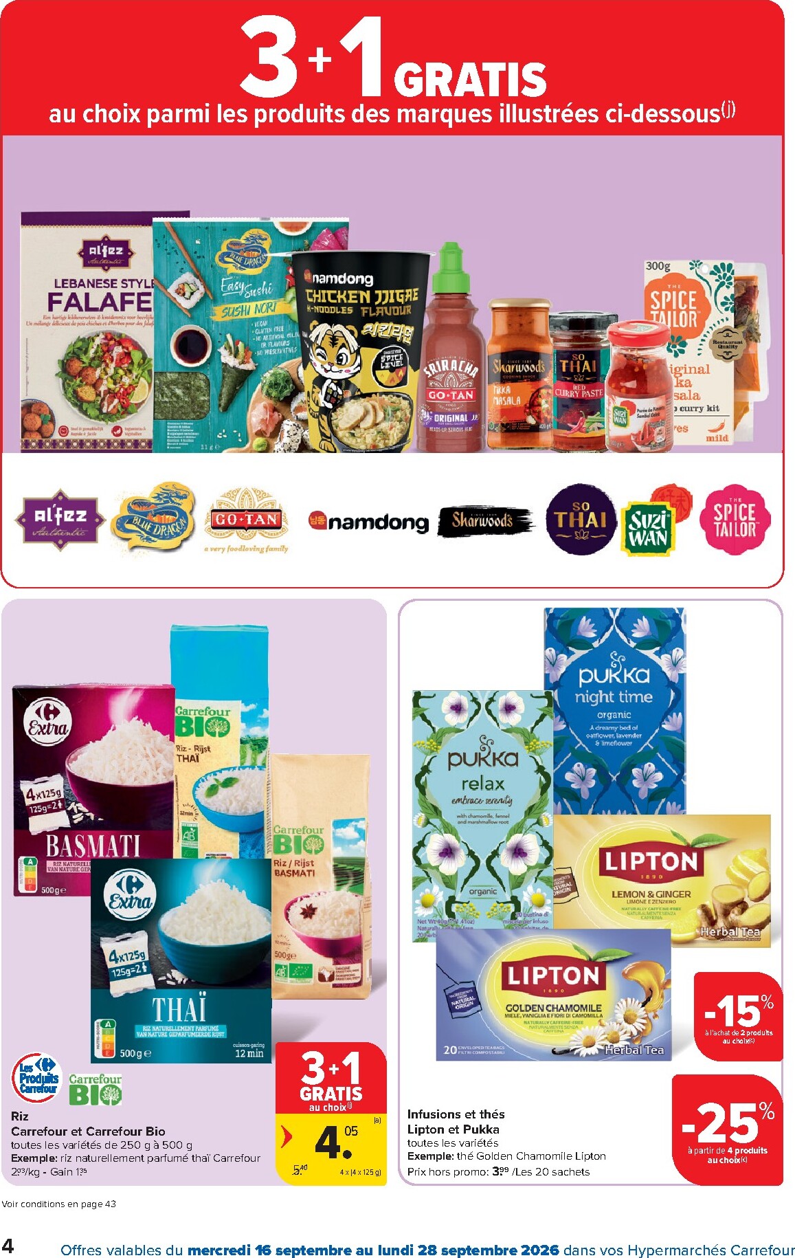 carrefour - Carrefour folder voor volgende week van woensdag 16/09/2026 tot maandag 28/09/2026 - page: 4