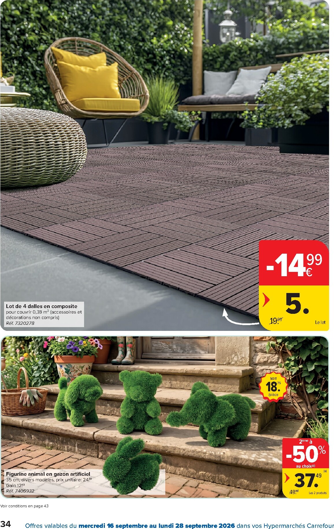 carrefour - Carrefour folder voor volgende week van woensdag 16/09/2026 tot maandag 28/09/2026 - page: 34