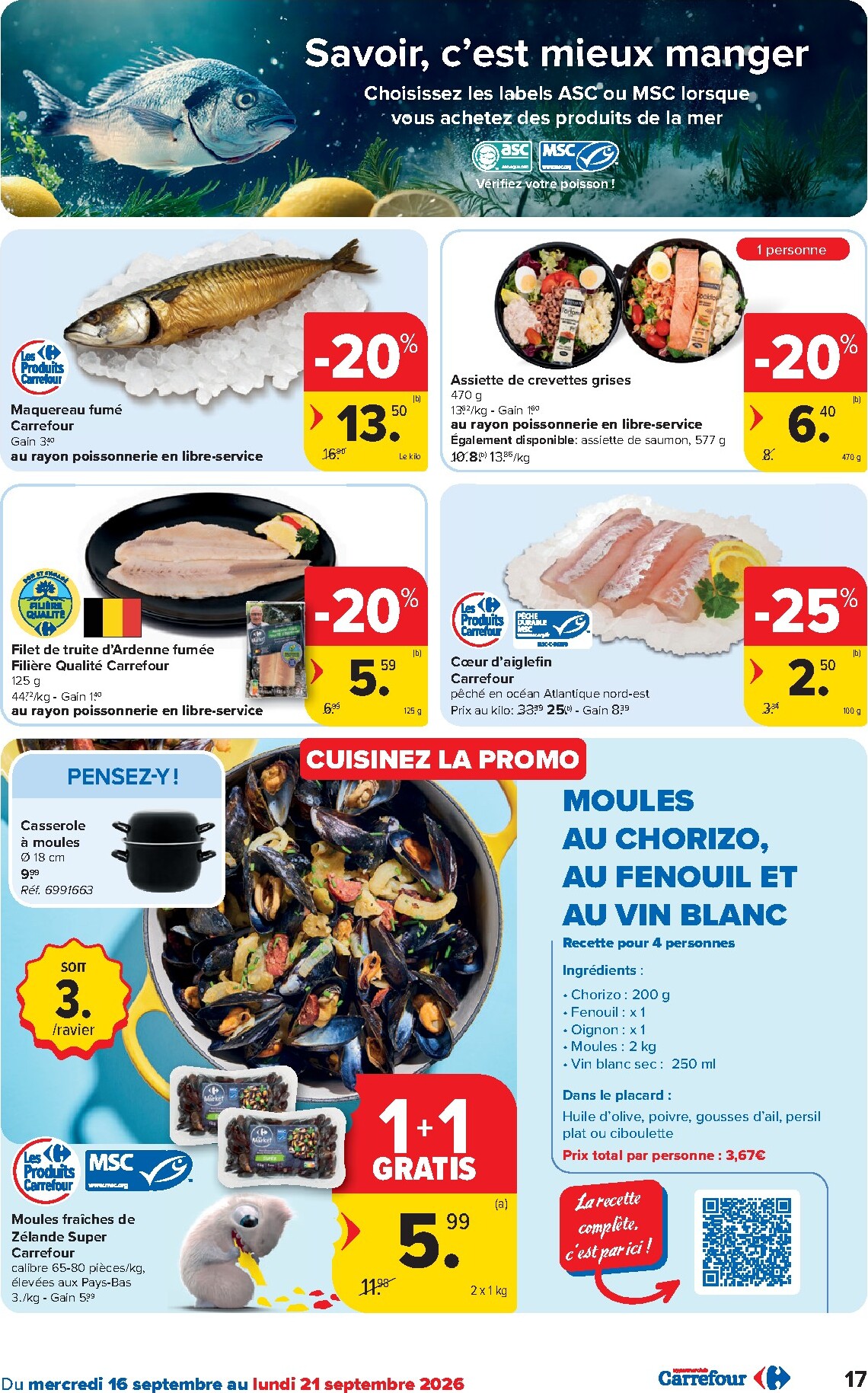 carrefour - Carrefour folder voor volgende week van woensdag 16/09/2026 tot maandag 28/09/2026 - page: 17