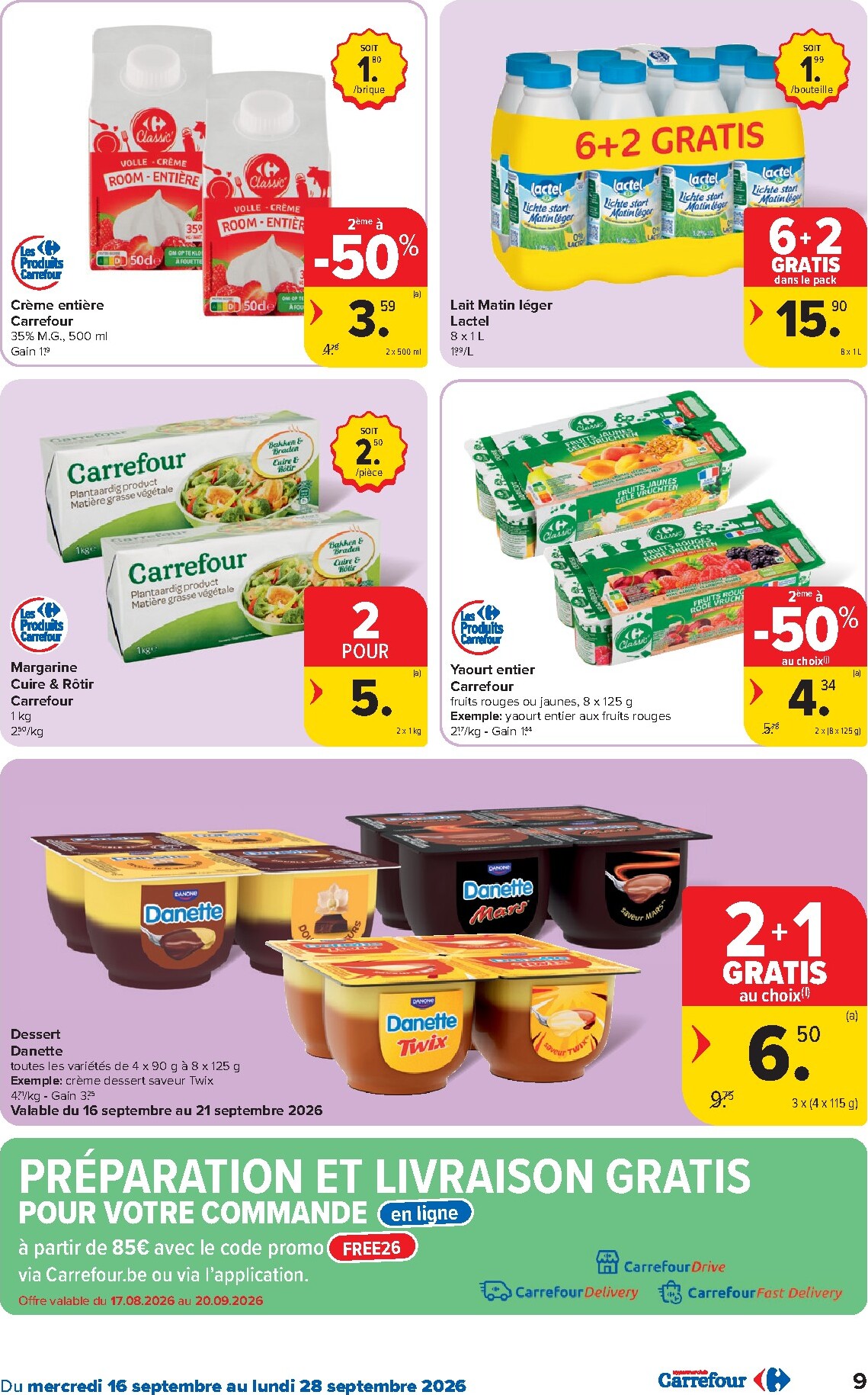 carrefour - Carrefour folder voor volgende week van woensdag 16/09/2026 tot maandag 28/09/2026 - page: 9