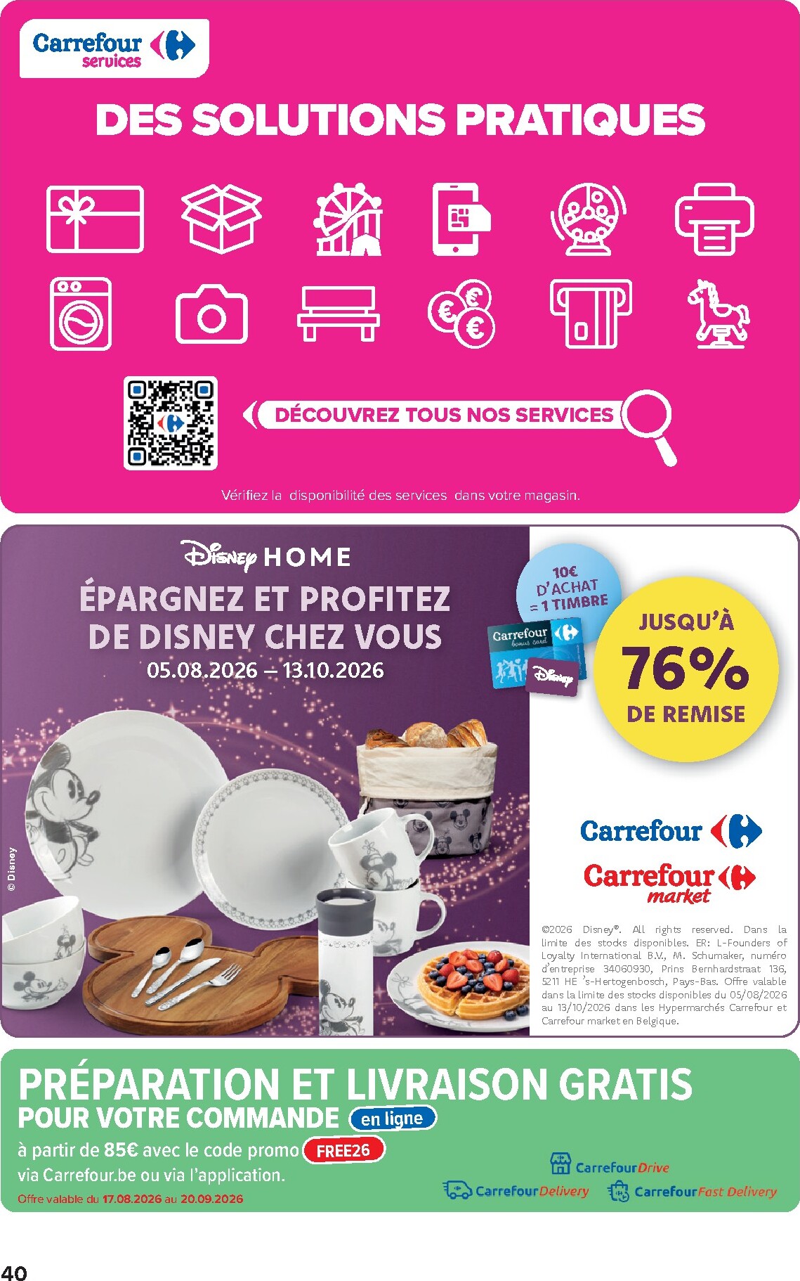 carrefour - Carrefour folder voor volgende week van woensdag 16/09/2026 tot maandag 28/09/2026 - page: 40