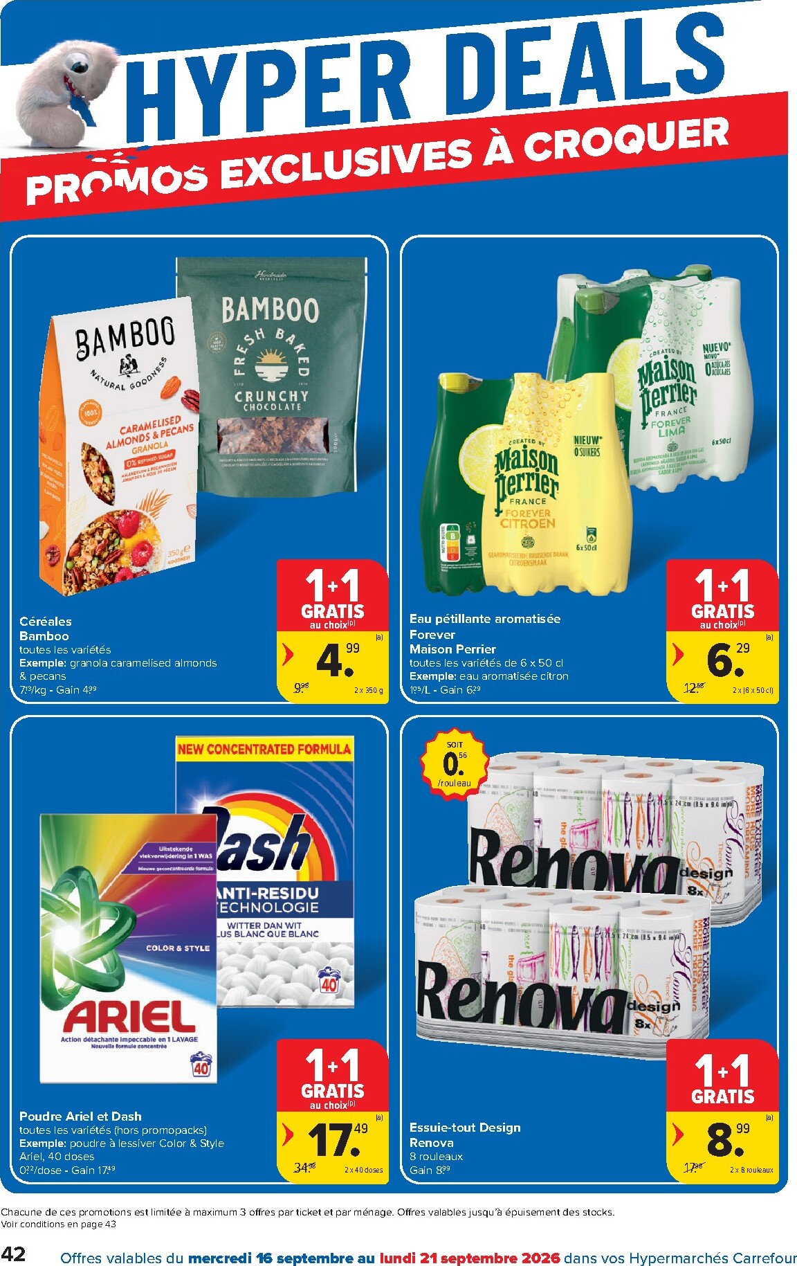 carrefour - Carrefour folder voor volgende week van woensdag 16/09/2026 tot maandag 28/09/2026 - page: 42