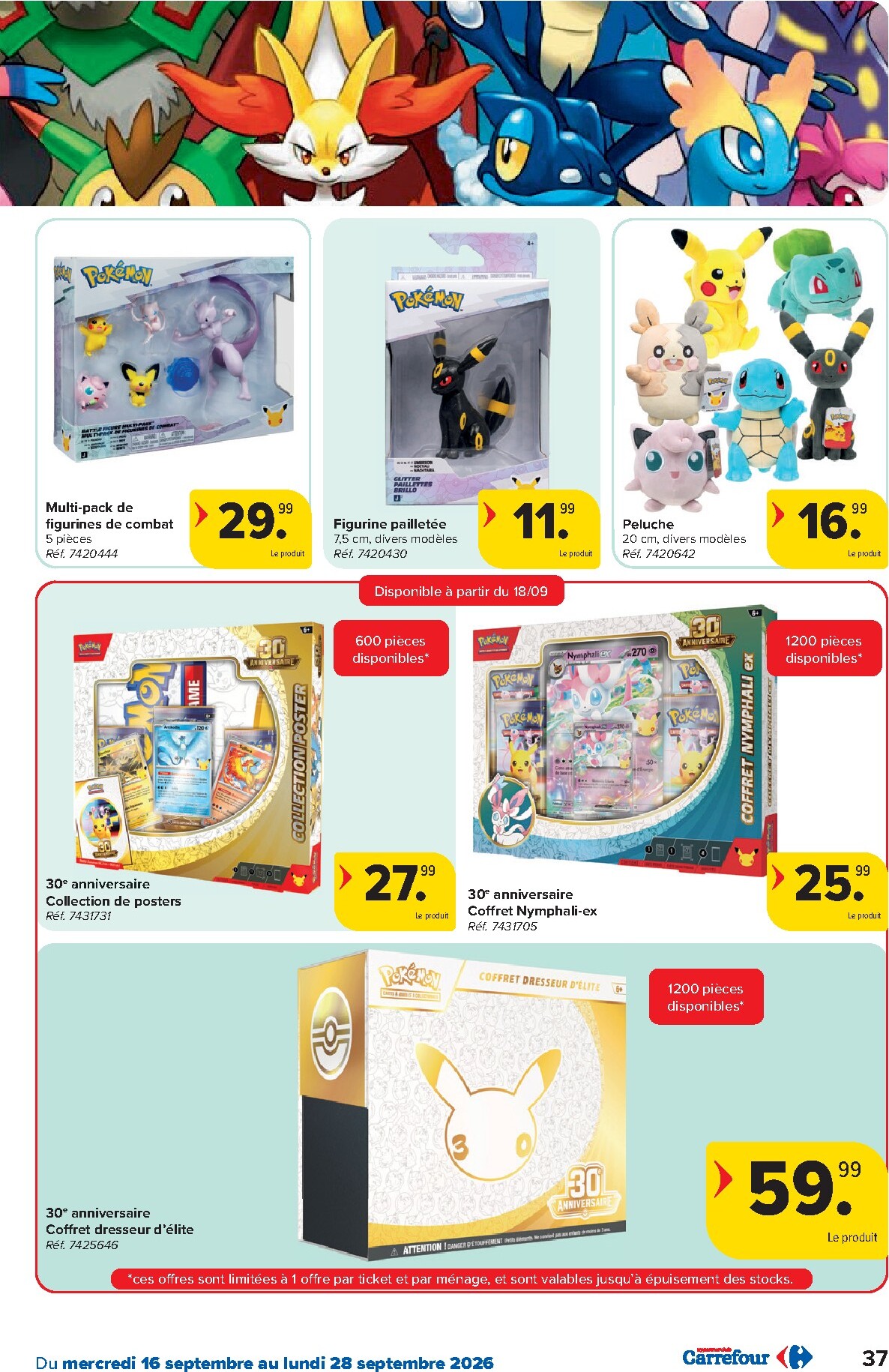 carrefour - Carrefour folder voor volgende week van woensdag 16/09/2026 tot maandag 28/09/2026 - page: 37
