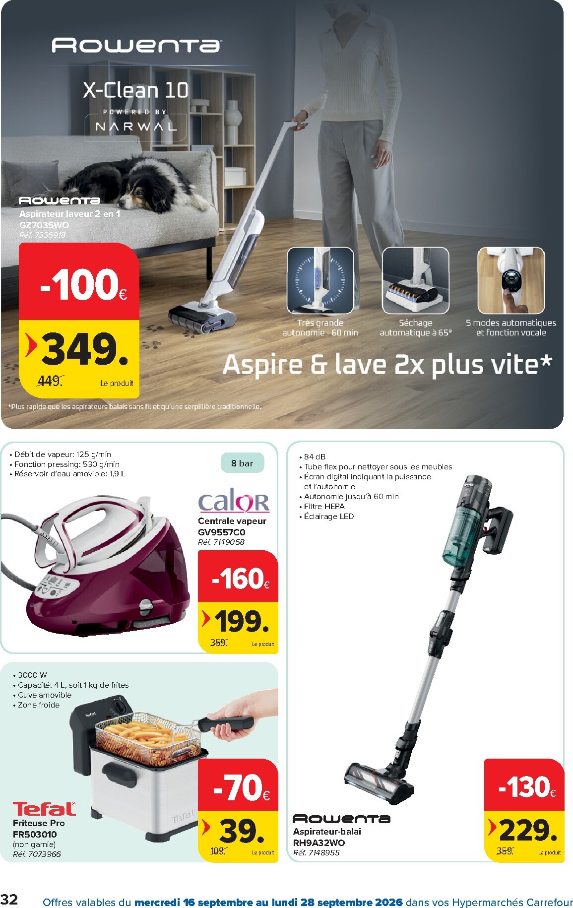 carrefour - Carrefour folder voor volgende week van woensdag 16/09/2026 tot maandag 28/09/2026 - page: 32
