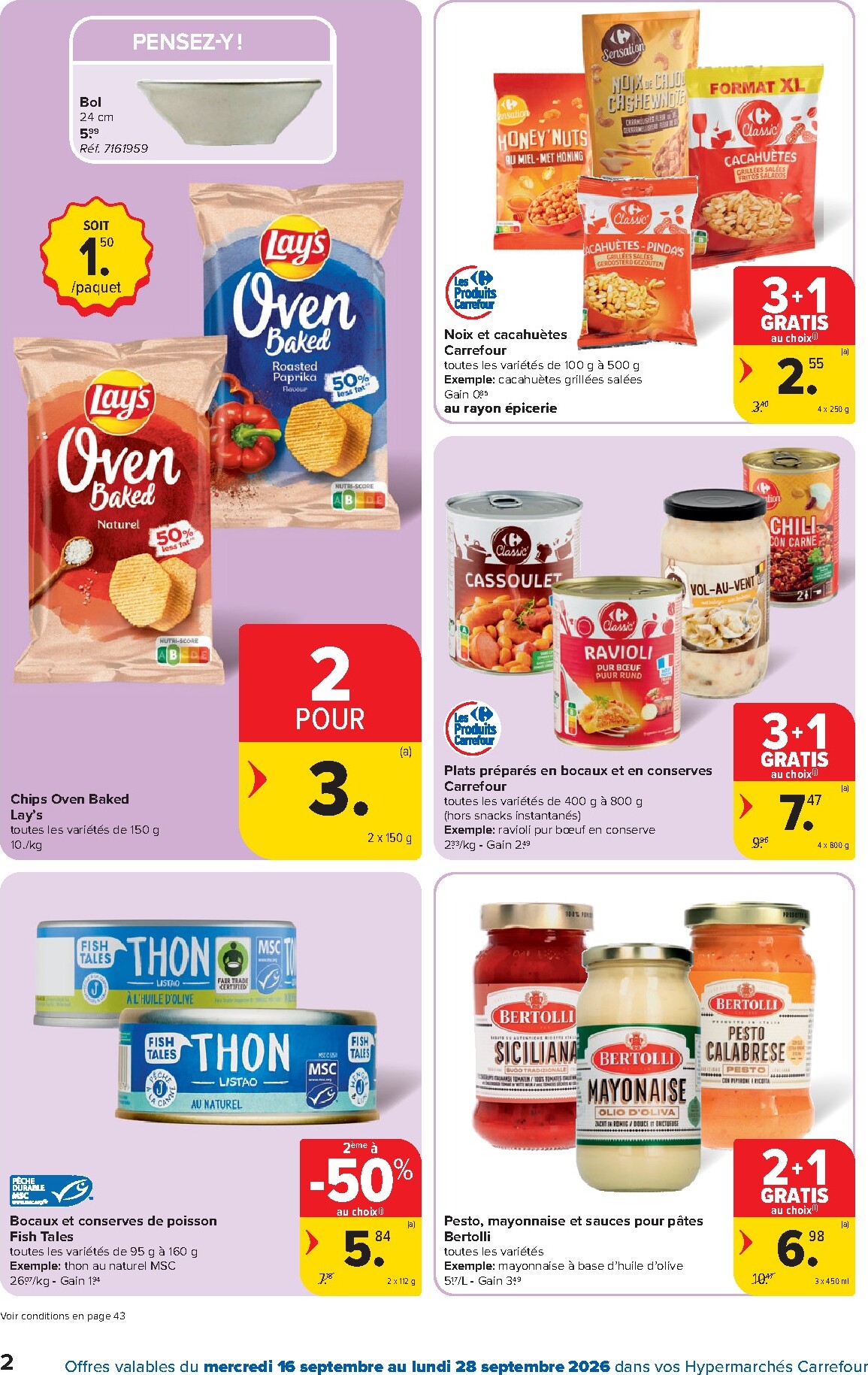 carrefour - Carrefour folder voor volgende week van woensdag 16/09/2026 tot maandag 28/09/2026 - page: 2