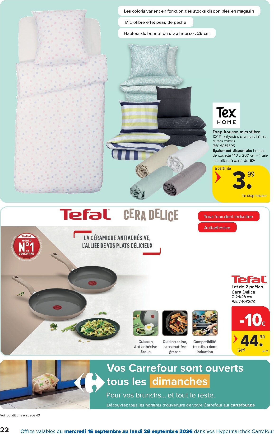 carrefour - Carrefour folder voor volgende week van woensdag 16/09/2026 tot maandag 28/09/2026 - page: 22