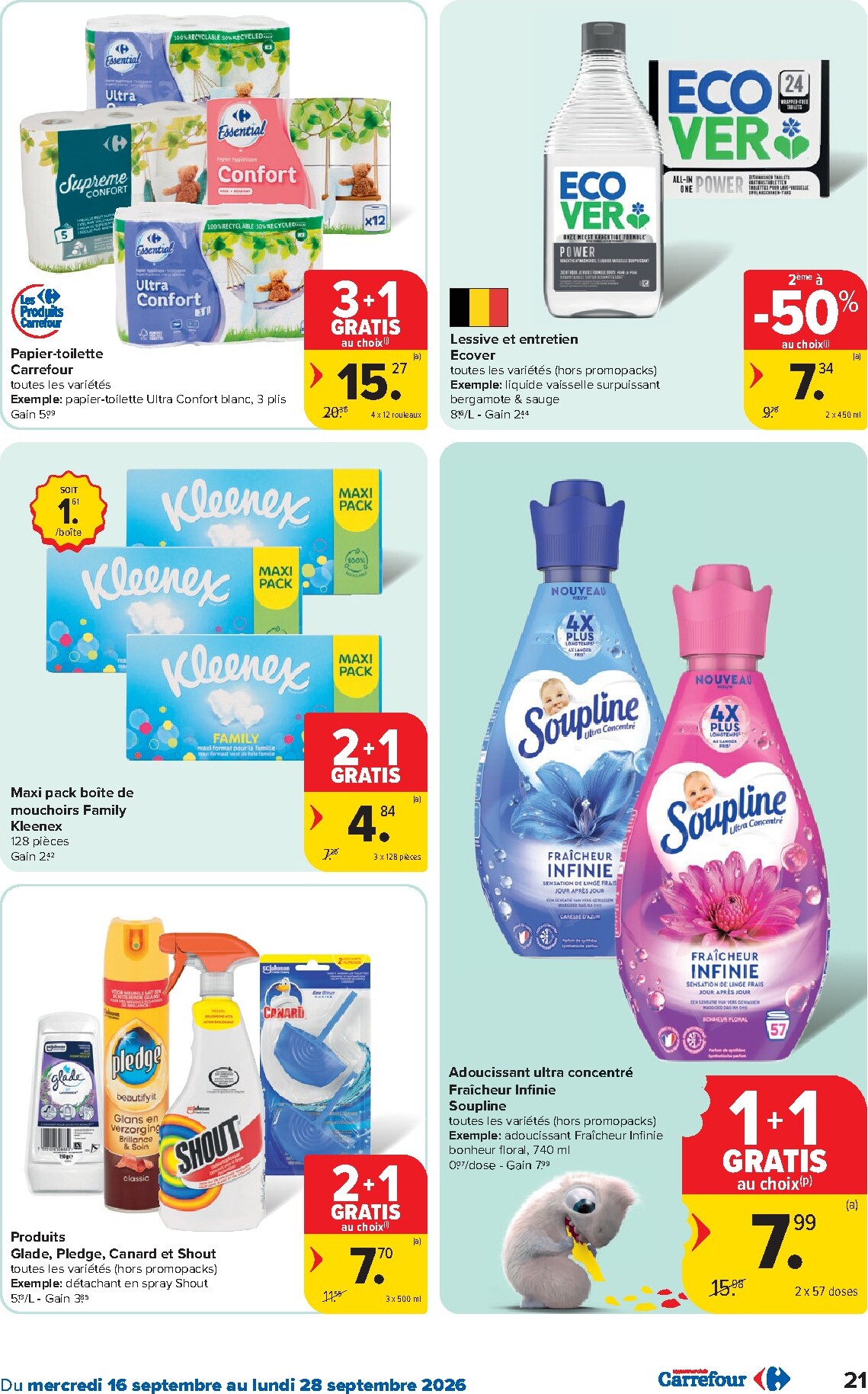 carrefour - Carrefour folder voor volgende week van woensdag 16/09/2026 tot maandag 28/09/2026 - page: 21