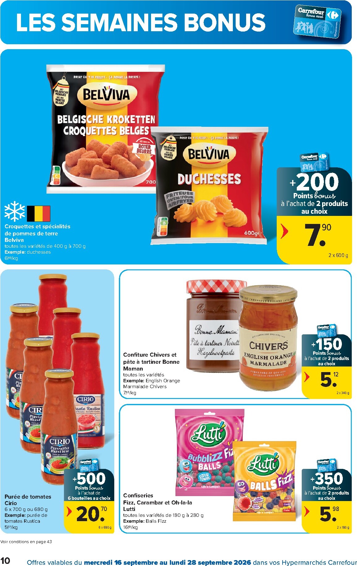 carrefour - Carrefour folder voor volgende week van woensdag 16/09/2026 tot maandag 28/09/2026 - page: 10